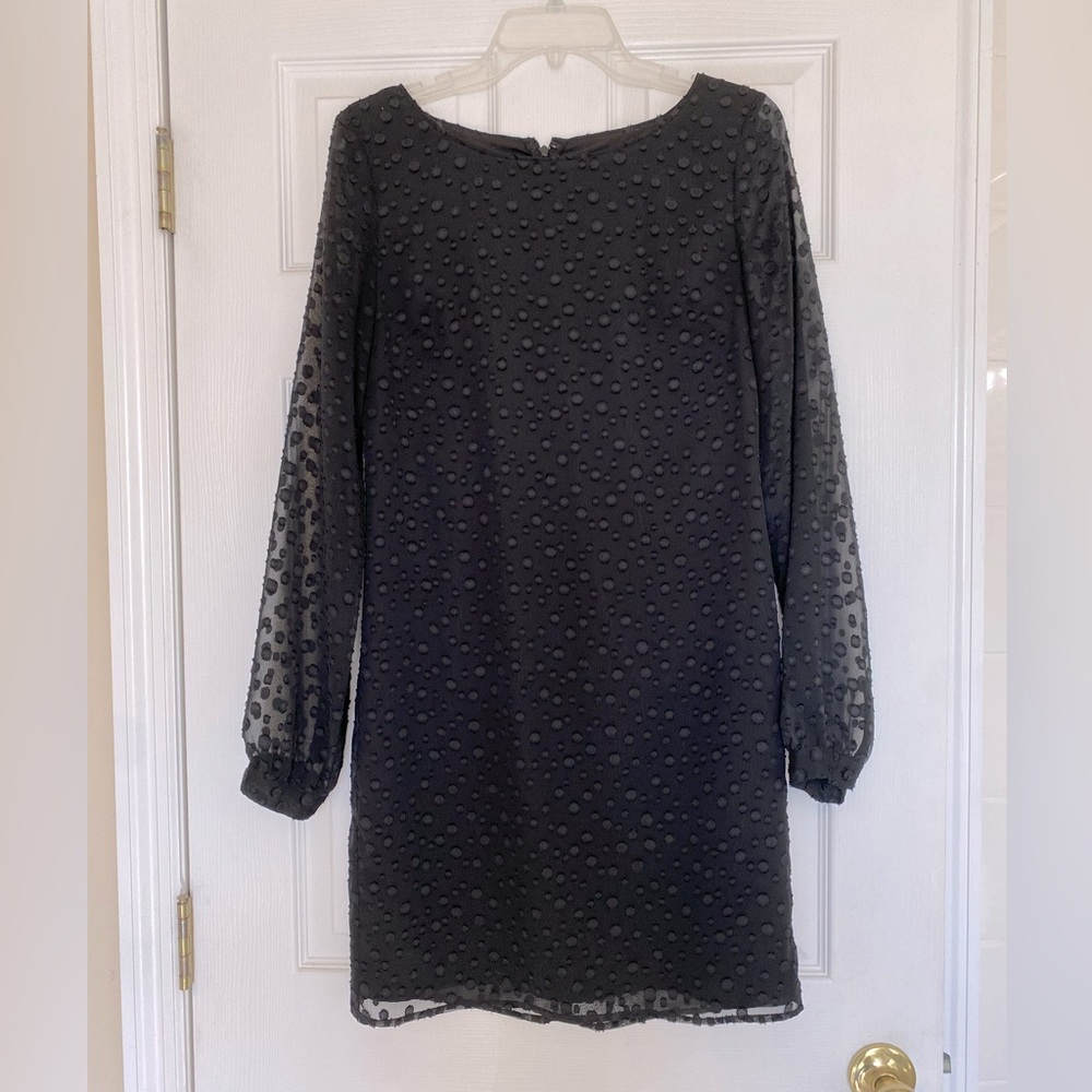 Ann Taylor Long sleeve black dress
